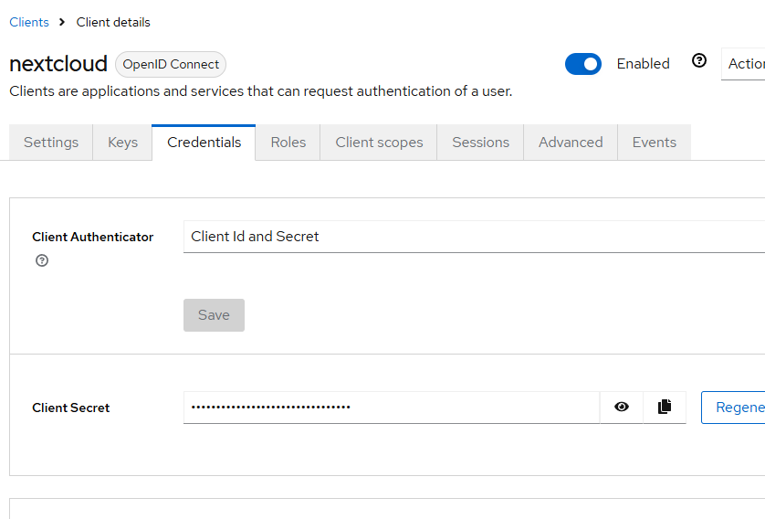 Copy Credentials