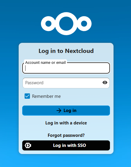 SSO Login Button